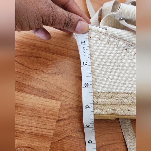 Ralph Lauren collection Espadrille tie around Wedge size 9B - Picture 4 of 6